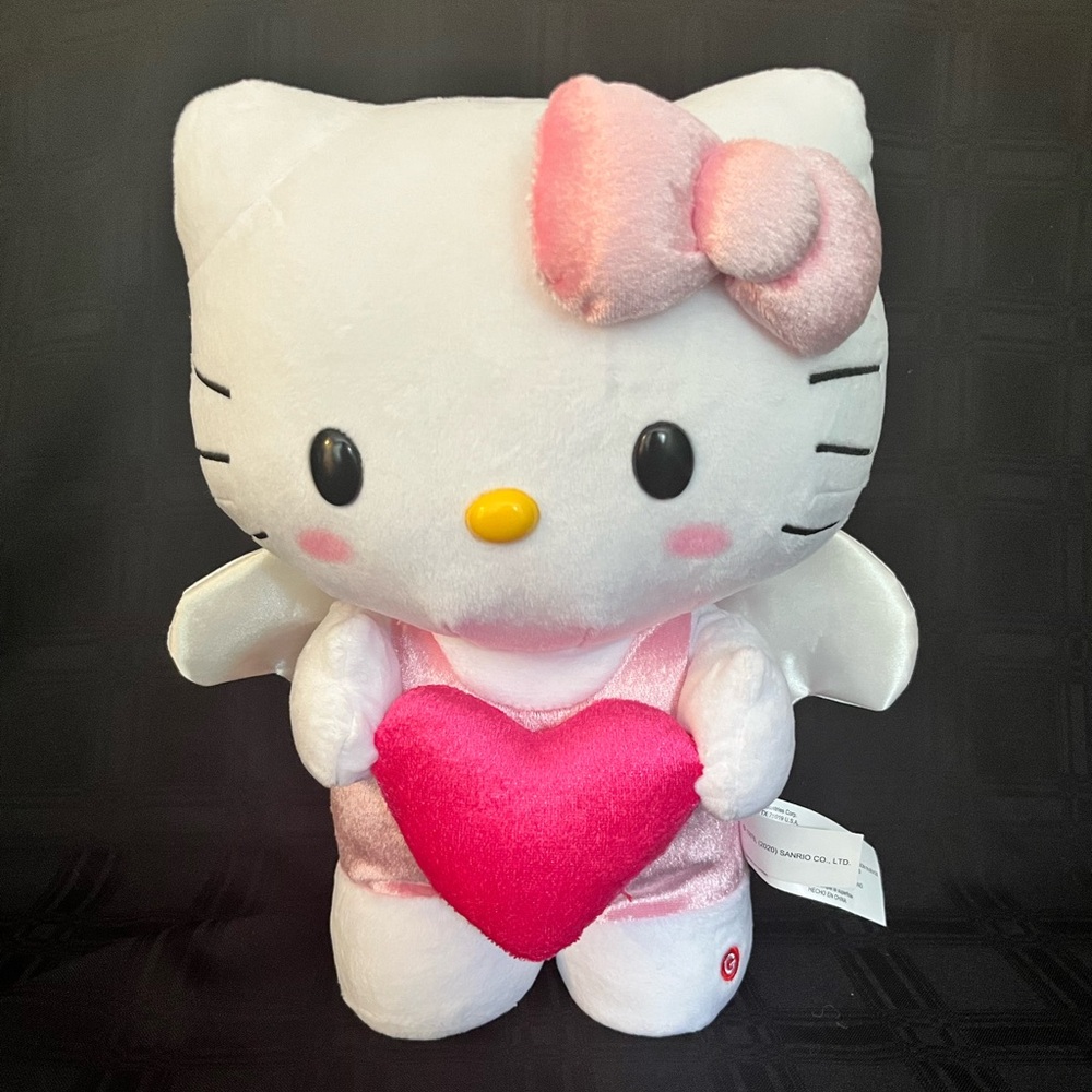 Sanrio Hello Kitty Valentine’s Day Animated Plush - Cupid with Heart